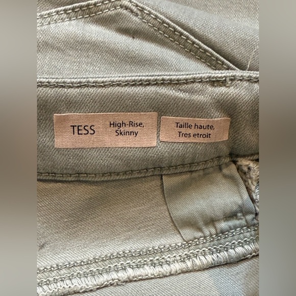 Mavi TESS high rise skinny Womans Jeans light green/gray 29/29 - Picture 4 of 8